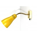 Nikoll Schwanenhals Wandlampe, 1950er