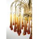 "Waterfall" chandelier with Murano Glass Drops, 1960ies