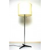 Stehlampe schwarz/ Chrom, 1950er