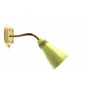 Schwanenhals Wandlampe von Nikoll, 1950er