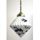 Art Deco Glaspende mit Spritzdekor, 1920er