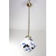 Art Deco Glaspende mit Spritzdekor, 1920er