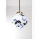 Art Deco Glaspende mit Spritzdekor, 1920er