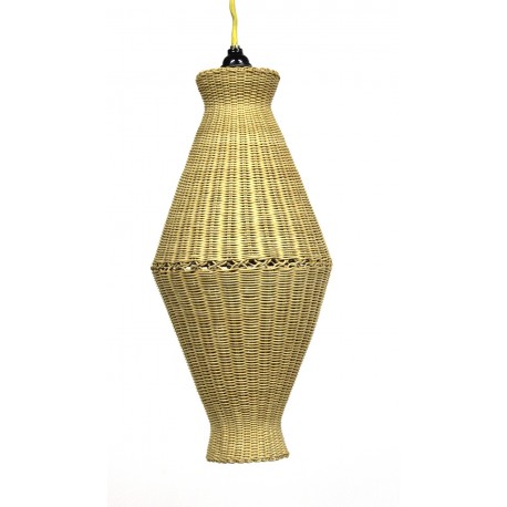 Kalmar Kiwi Deckenlampe Doppelschirm, 1950er