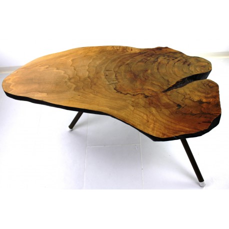 Auböck Baumtisch tree trunk table 1950ies