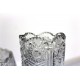 2 Gefäße aus böhmischem Bleikristall, feinster Schliff, um 1920